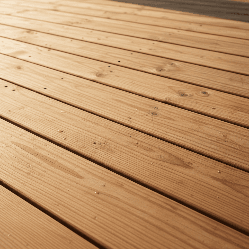 Deck restored to clean condition