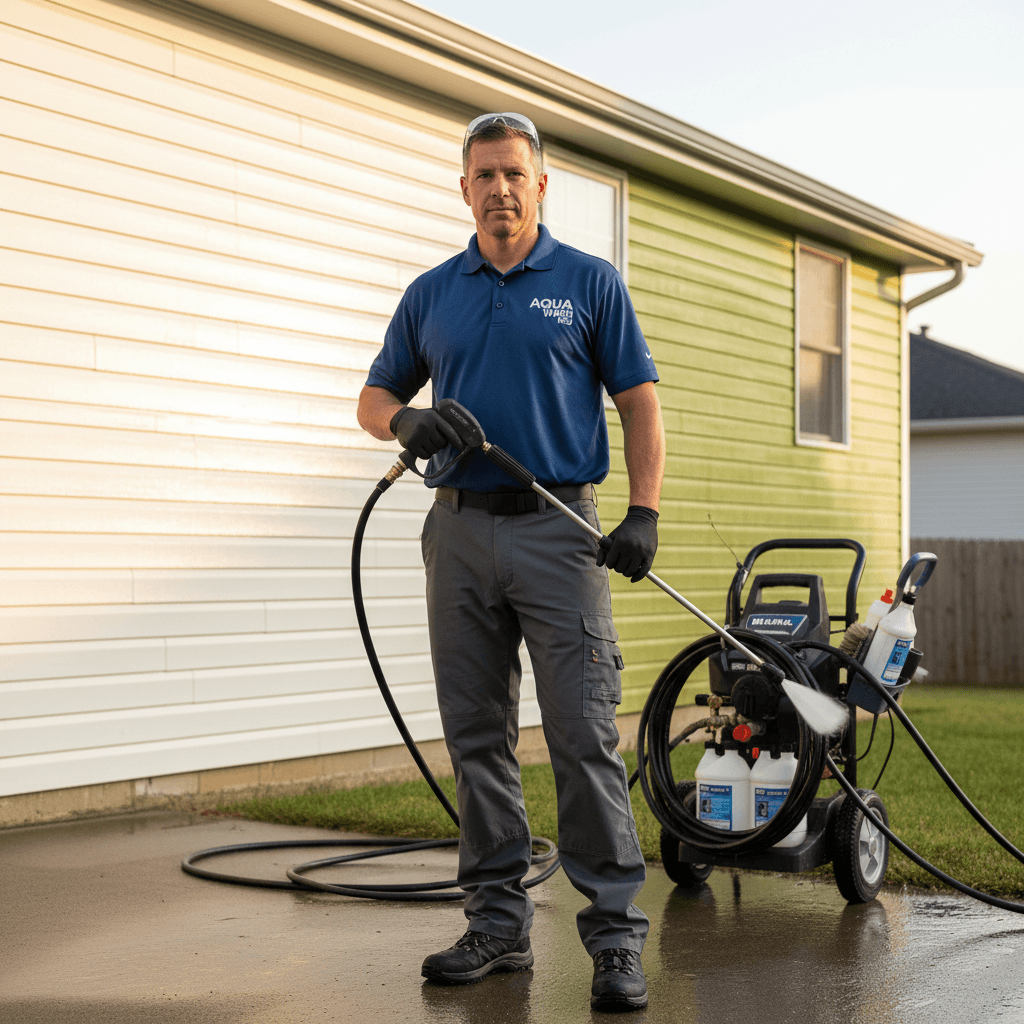 Tim Ashby, founder and operator of T&B Wash Pros