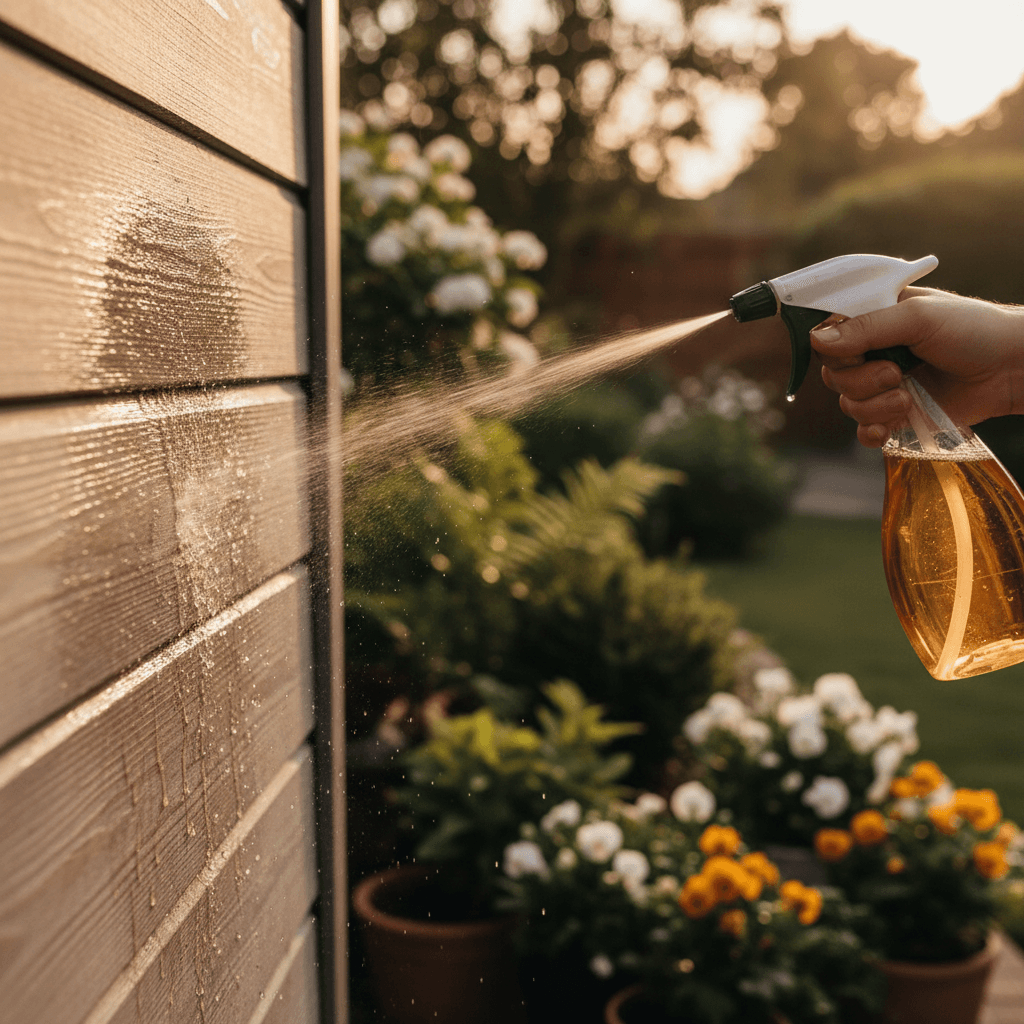 Eco-friendly cleaning solution application