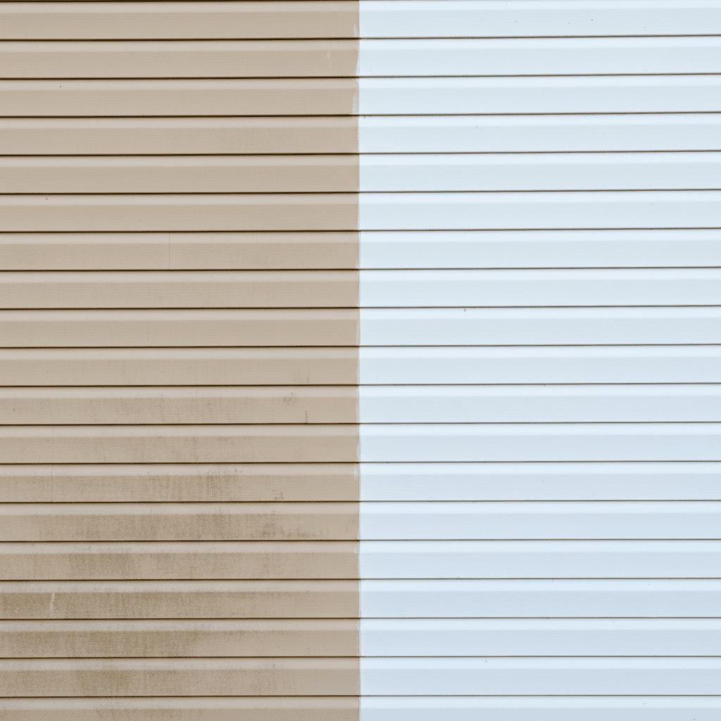House siding soft washing transformation
